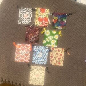 Brighton Multicolor Patterned Drawstring Pouches
